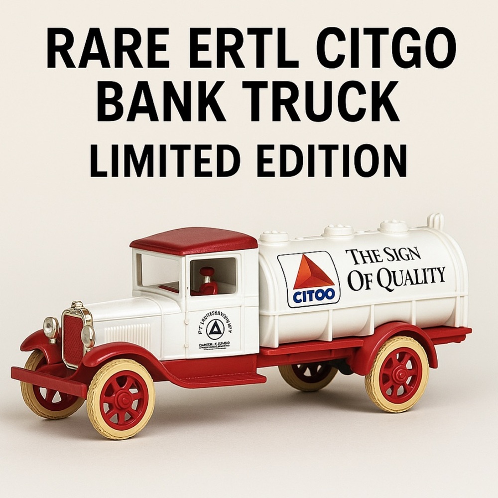 ERTL Rare Vintage Citgo Coin Bank Truck 🚛 Limited Edition 🇺🇸